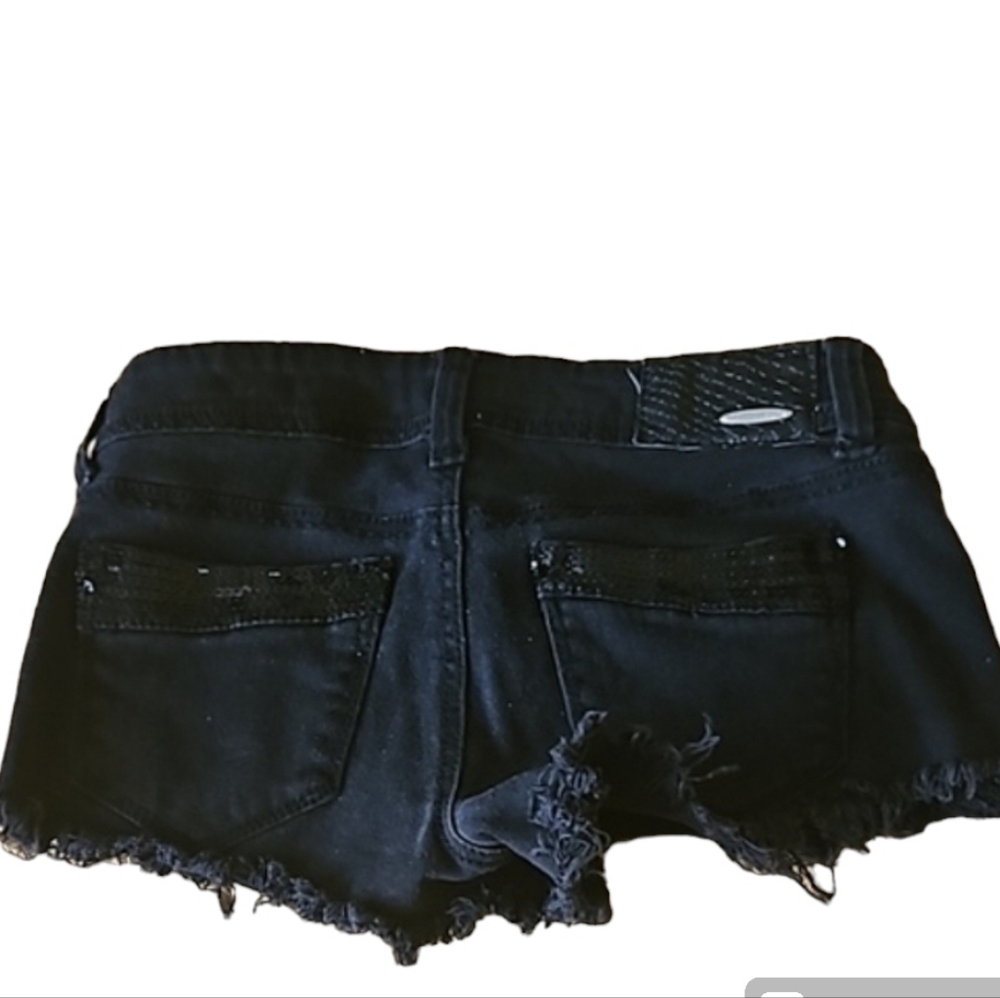 Small  Black Dollhouse Mini Shorts - Picture 2 of 5